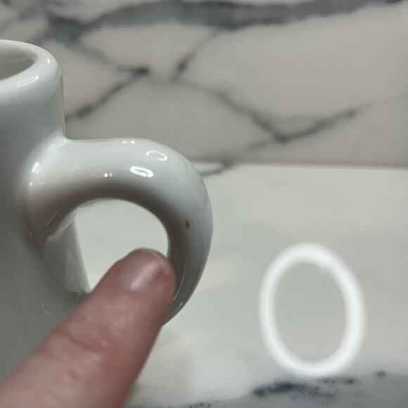 Waffle House | Tiny FLAW Retired Reindeer Waffle Holiday Coffee Mug 2022 - Picture 3 of 5